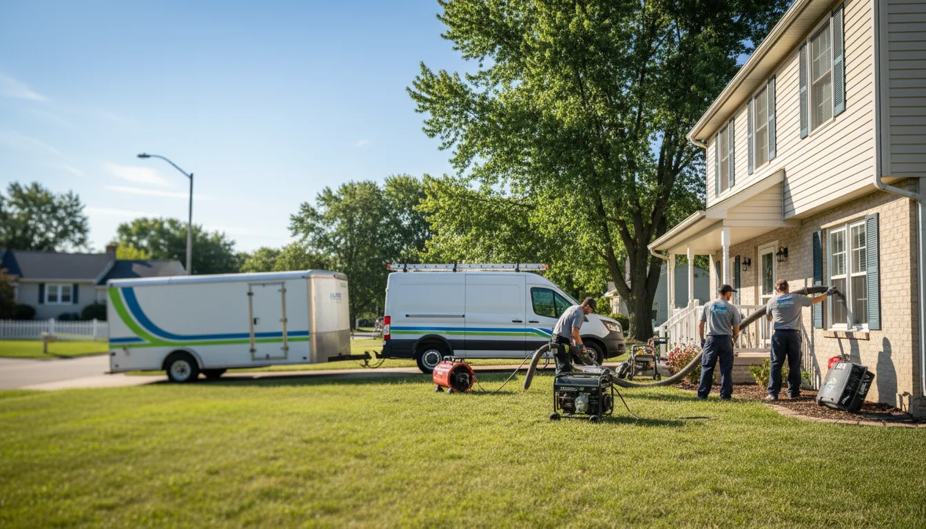 Flooded Basement Restoration And Cleanup With Repair in Blanchard, IA near me